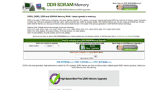Desktop Screenshot of ddrsdrammemory.com