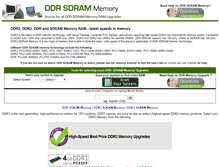 Tablet Screenshot of ddrsdrammemory.com